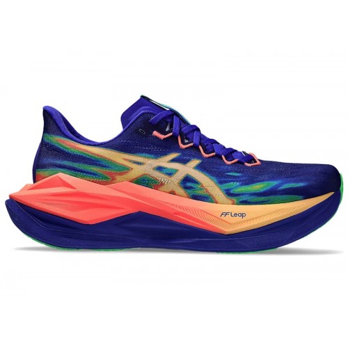 ASICS Superblast 3 Cobalt Burst Light Orange - мужская сетка размеров