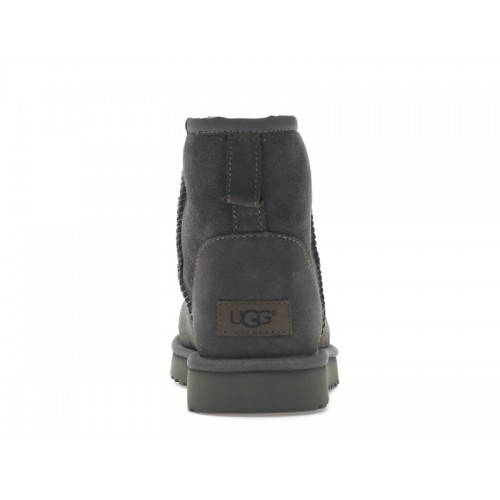 UGG Classic Mini II Boot Grey (W) - женская сетка размеров