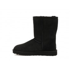 Женские UGG Classic Short II Boot Black (W)