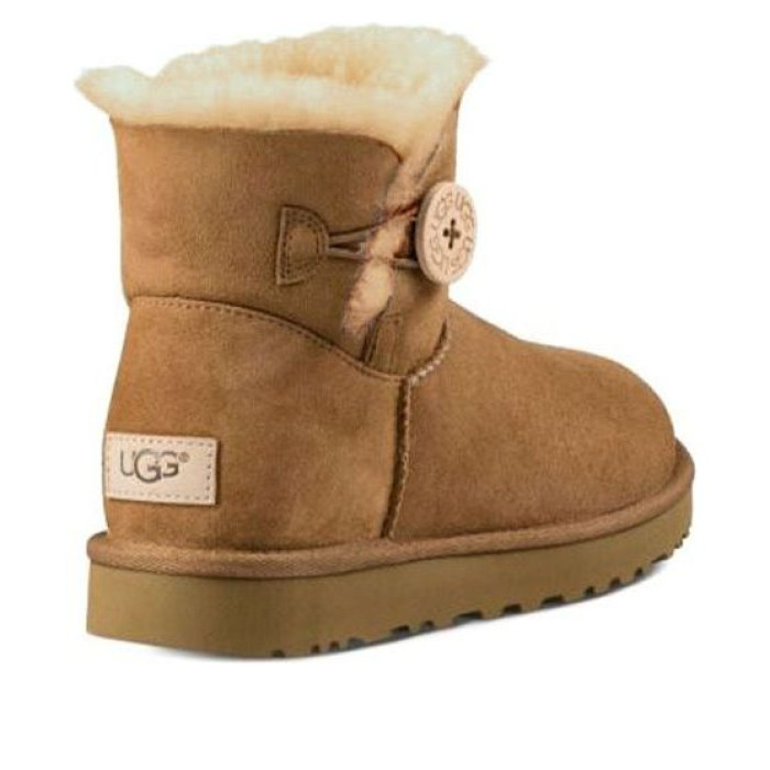 UGG Wmns Mini Bailey Button 2 Boot Chestnut - женская сетка размеров UGG Wmns Mini Bailey Button 2 Boot Chestnut - женская сетка размеров