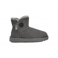 Женские UGG Mini Bailey Button II Grey (W)