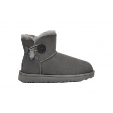 Женские UGG Mini Bailey Button II Grey (W)