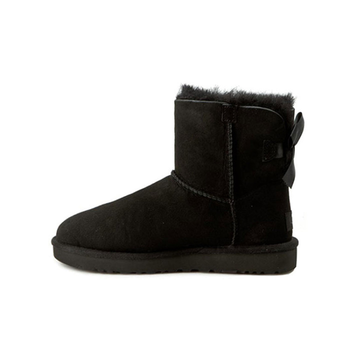 UGG Mini Bailey Bow II Black (W) - женская сетка размеров UGG Mini Bailey Bow II Black (W) - женская сетка размеров