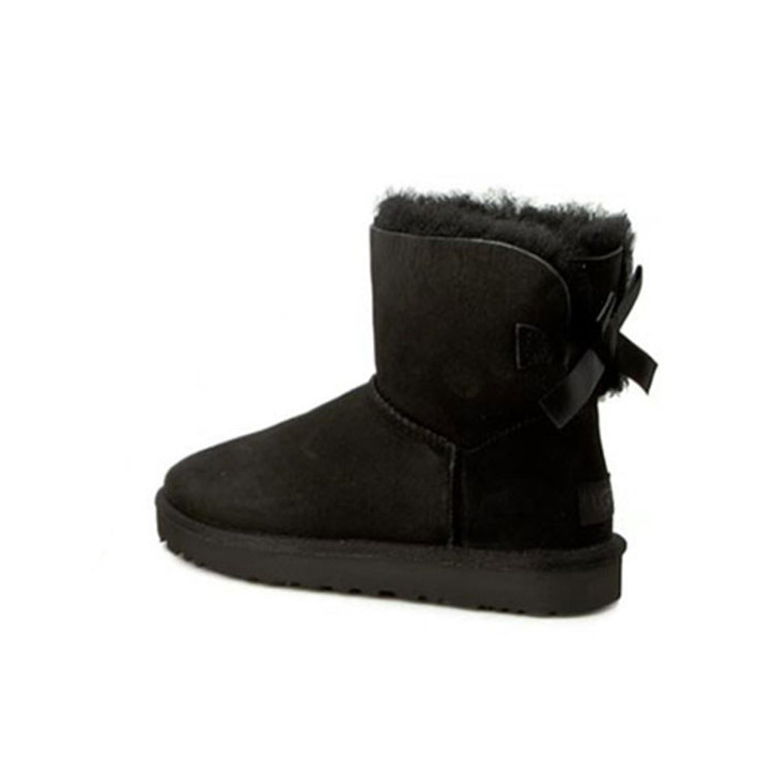 UGG Mini Bailey Bow II Black (W) - женская сетка размеров UGG Mini Bailey Bow II Black (W) - женская сетка размеров