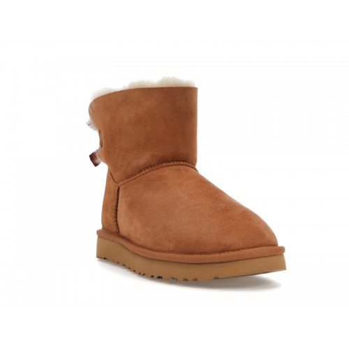 UGG Mini Bailey Bow II Chestnut (W) - женская сетка размеров