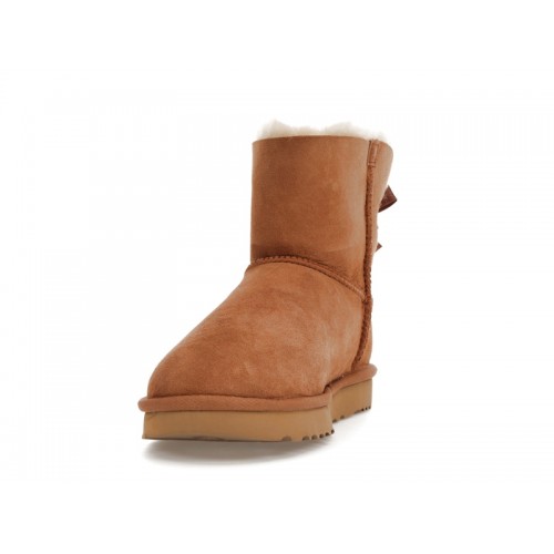 UGG Mini Bailey Bow II Chestnut (W) - женская сетка размеров