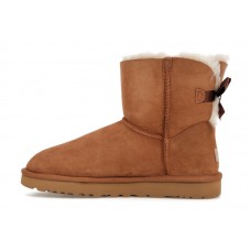 Женские UGG Mini Bailey Bow II Chestnut (W)