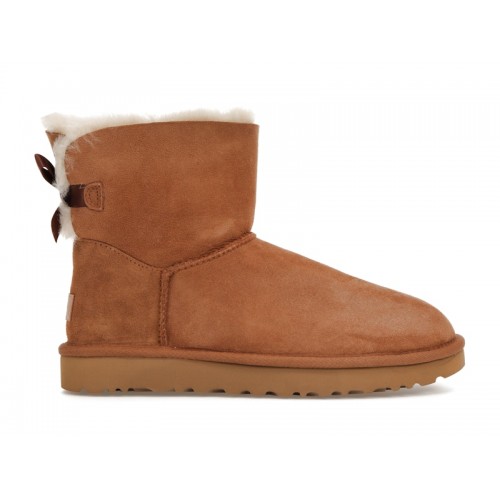 UGG Mini Bailey Bow II Chestnut (W) - женская сетка размеров