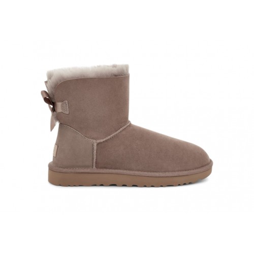 UGG Mini Bailey Bow II Boot Caribou (W) - женская сетка размеров