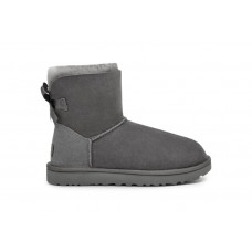 Женские UGG Mini Bailey Bow II Boot Grey (W)