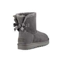 Женские UGG Mini Bailey Bow II Boot Grey (W)