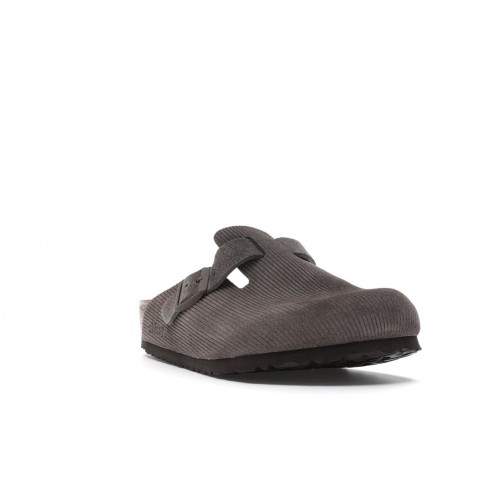 Birkenstock Boston Clogs Stussy Anthracite - мужская сетка размеров