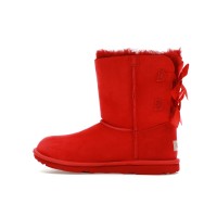 Детские UGG Bailey Bow II Boot Samba Red (Kids)