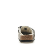 Birkenstock Boston Shearling Suede Stone Coin