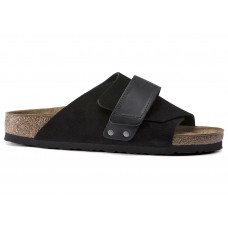 Birkenstock Kyoto Oiled Leather Suede Black