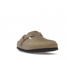 Birkenstock Boston Soft Footbed Oiled Leather Tobacco Brown