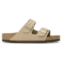 Birkenstock Arizona Soft Footbed Nubuck Leather Sandcastle