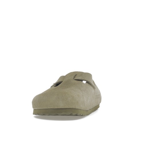 Birkenstock Boston Soft Footbed Suede Faded Khaki - мужская сетка размеров