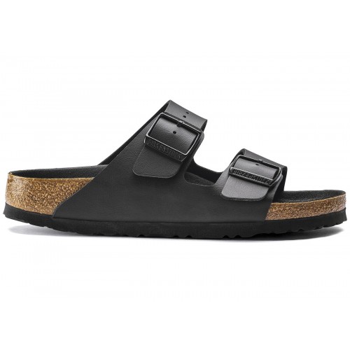 Birkenstock Arizona Birko Flor Black Black Foot Bed - мужская сетка размеров