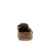 Birkenstock Boston Soft Footbed Suede Latte Cream