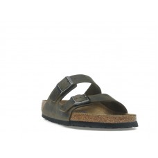 Birkenstock Arizona Soft Footbed Oiled Leather Faded Khaki