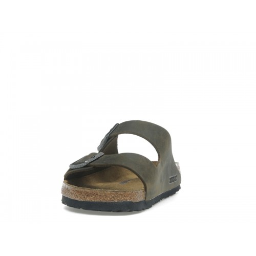Birkenstock Arizona Soft Footbed Oiled Leather Faded Khaki - мужская сетка размеров