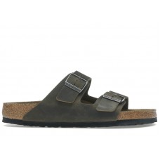 Birkenstock Arizona Soft Footbed Oiled Leather Faded Khaki