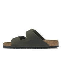 Birkenstock Arizona Soft Footbed Oiled Leather Faded Khaki