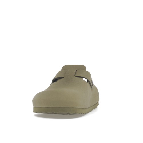 Birkenstock Boston Vegan Birkibuc Khaki - купить с доставкой из Америки