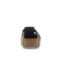 Birkenstock Boston Vegan Birkibuc Khaki