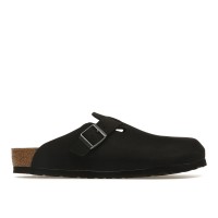 Birkenstock Boston Vegan Birkibuc Black