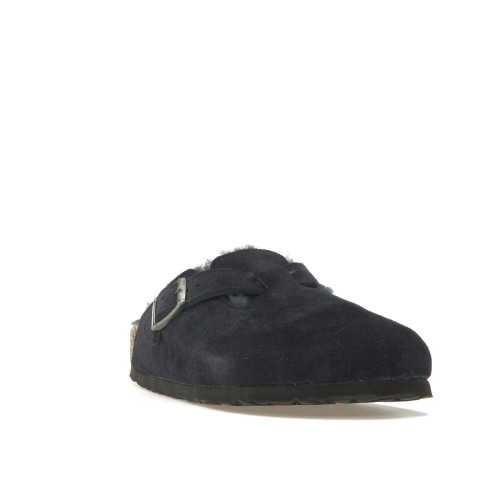 Birkenstock Boston Shearling Suede Midnight - мужская сетка размеров