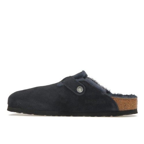 Birkenstock Boston Shearling Suede Midnight - мужская сетка размеров