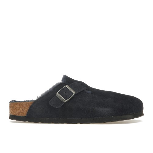 Birkenstock Boston Shearling Suede Midnight - мужская сетка размеров