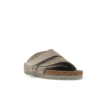 Birkenstock Kyoto Nubuck Suede Stone Coin