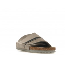 Birkenstock Kyoto Nubuck Suede Stone Coin