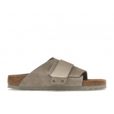 Birkenstock Kyoto Nubuck Suede Stone Coin