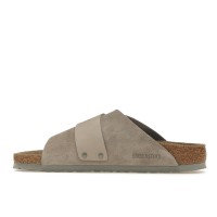 Birkenstock Kyoto Nubuck Suede Stone Coin