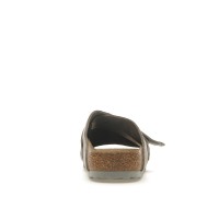 Birkenstock Kyoto Nubuck Suede Stone Coin