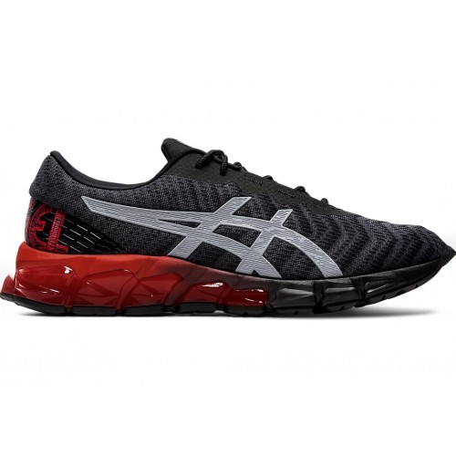 Кроссы ASICS Gel-Quantum 180 5 Black Red - мужская сетка размеров