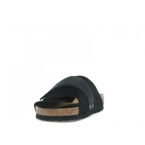 Birkenstock Kyoto Nubuck Suede Black - мужская сетка размеров