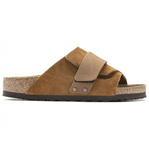 Birkenstock Kyoto Nubuck Suede Mink - мужская сетка размеров