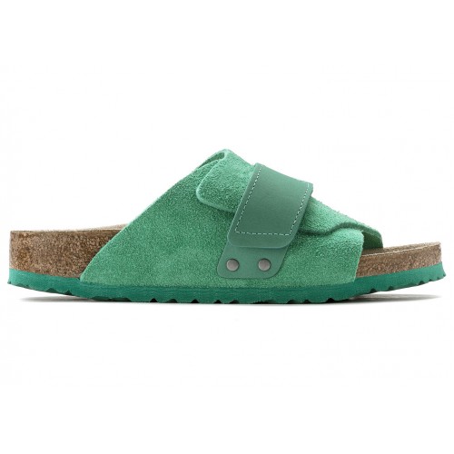 Birkenstock Kyoto Nubuck Suede Bold Green - мужская сетка размеров