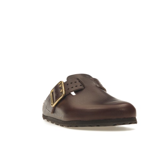 Birkenstock Boston Bold Leather Roast Brown - мужская сетка размеров