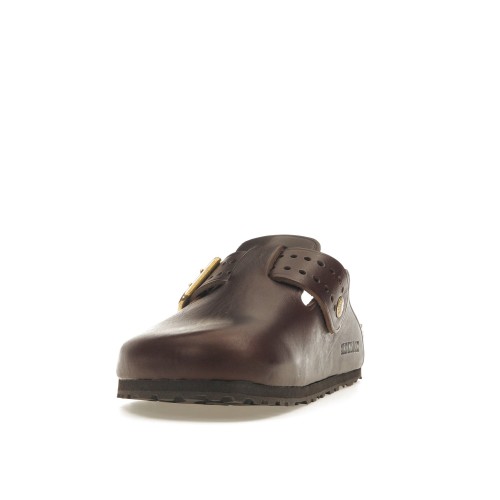 Birkenstock Boston Bold Leather Roast Brown - мужская сетка размеров