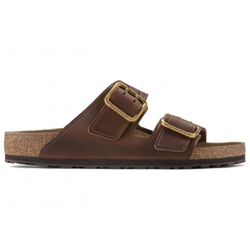 Birkenstock Arizona Bold Leather Roast Brown - мужская сетка размеров