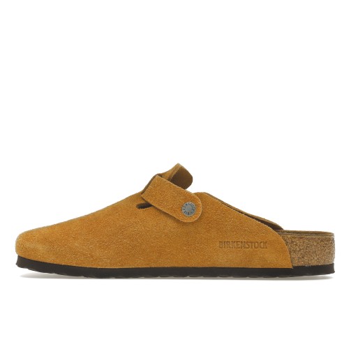 Birkenstock Boston Clog Stussy Caramel (2021) - мужская сетка размеров