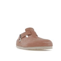 Birkenstock Boston Soft Footbed Suede Pink Clay