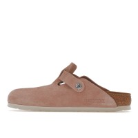 Birkenstock Boston Soft Footbed Suede Pink Clay