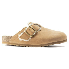 Birkenstock Boston Bold Shearling Cognac